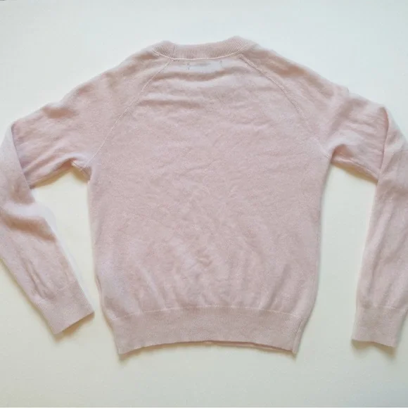 Quince 100% cashmere shrunken sweater, size XS, baby pink - Picture 5 of 7